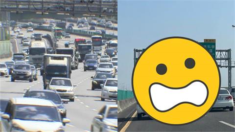 國道驚見「無牌白車」趴趴走！他靠近一看「背後貼2字」網疑：沒違規？