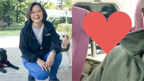 高鐵「埋頭苦讀妹子」竟是蔡英文！「親民3互動」曝光…網喊：眼眶流淚