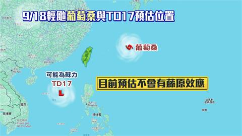 兩颱包夾台灣？　「蘇力」可能形成　氣象署：不會有藤原效應