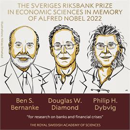 美聯準會前主席等3學者獲諾貝爾經濟學獎　表彰研究金融危機貢獻