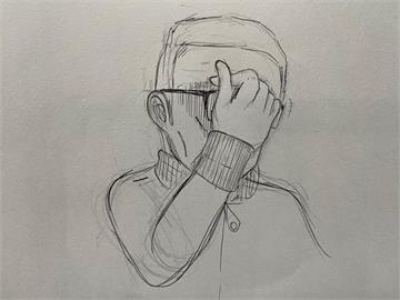 快新聞／檢敵意滿滿！柯怒嗆「要關我直講」最終又遭押　法庭素描曝光