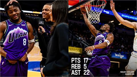 NBA(影)／轉隊的轉隊、受傷的受傷！爵士因交易「小菜鳥1秒都沒休」還送22助攻