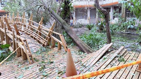 【淡江傳真】6小時神救援　淡江建築系師生修復蘇澳岳明國中小學彩虹橋