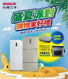 SANLUX台灣三洋「盛夏派對 購物享好禮」