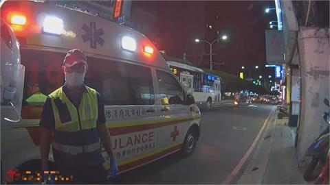 又是救護暴力！　醉漢路倒　消防員攙扶臉被揍一拳