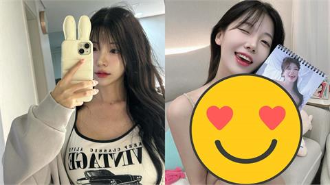 韓籍「初戀女神」限量月曆被瘋搶！性感趴床「掉出巨大Q麻糬」畫面全曝光