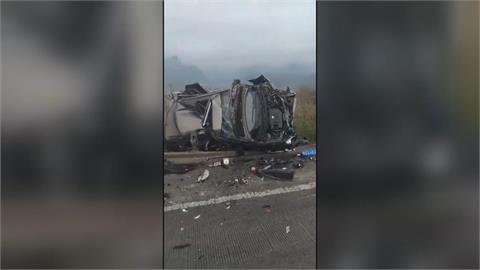 中國山西高速35車連環撞　官方稱僅3人傷　網批「鬼才相信」