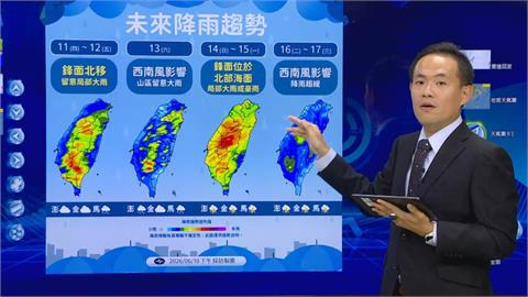 快新聞／雨勢短暫趨緩別鬆懈！週末前仍有雨　下週鋒面再報到