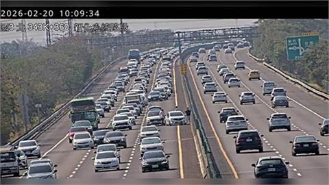 快新聞／初五北返車潮湧現！高公局提醒：國道「這11路段」易堵塞