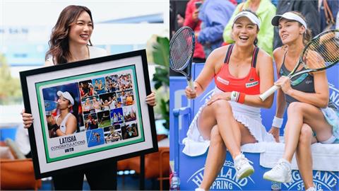 網球(影)/瑞士前球后來祝賀!詹詠然退役辛吉絲讚「慶幸生涯最後一舞與妳同行奪冠」