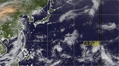 白海豚生成「路徑鬼轉北上」恐升級強烈颱風！專家1圖驚揭「三颱並存」現況