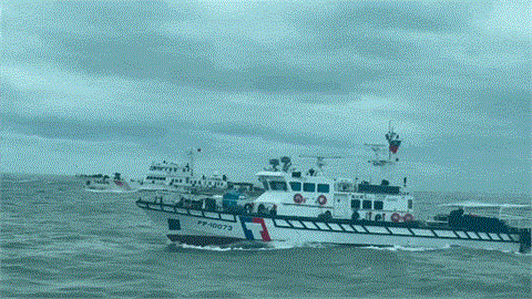 快新聞／大風大浪還擾台！海巡署2度偵獲中國海警侵金門限制水域