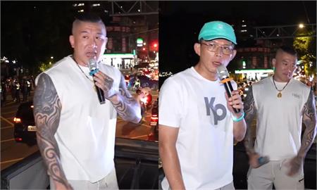 館長衝土城陪陳佩琪！上台挺阿北「噴麥怒吼狂被消音」惹火小草：被干擾