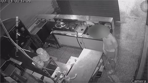 監視器變抓人直播　男女深夜亂闖店吸毒被逮