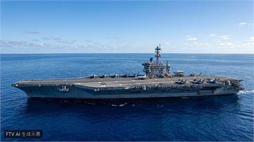 林肯號航母創連260天不靠港紀錄　美防長登艦讚官兵堅韌