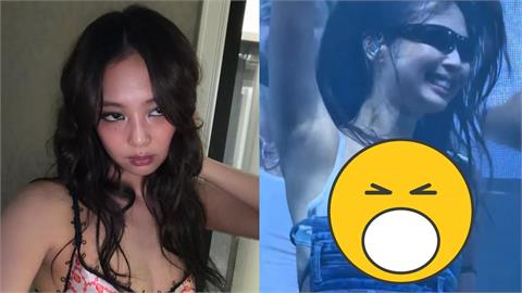 Jennie登日本音樂祭疑走光！上下狂跳「抖出胸前黑影」32秒畫面全網瘋傳