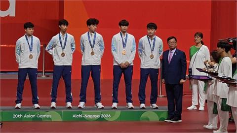 亞運／台灣桌球男團奪銅奧會主席蔡家福親頒獎！日本逆轉勝奪金粉碎中國連霸美夢