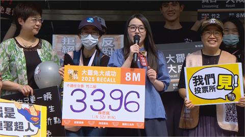 快新聞／罷團「撕除惡銘」今補件3,396份、達成率175%　林思銘回應了