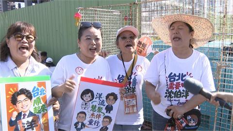 沈伯洋競總成立排長龍　鐵粉搶頭香凌晨２點先卡位