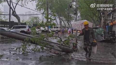 中國極端天氣！　湖北下狂風暴雨、武漢降大冰雹"
