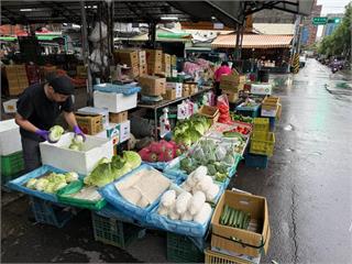 颱風導致到貨量減少 桃園蔬菜批發市場平均交易價格上漲34%