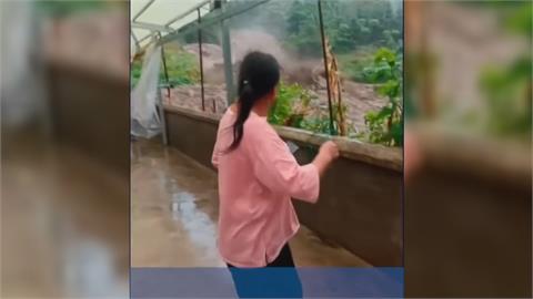 「魔羯」連日豪雨！雲南房屋遭淹沒　廣西道路遇山崩緊急搶修