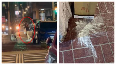 詭異馬尾女林口狂撒「神祕白粉」！他嚇壞問「在下毒？」　內行揭真相