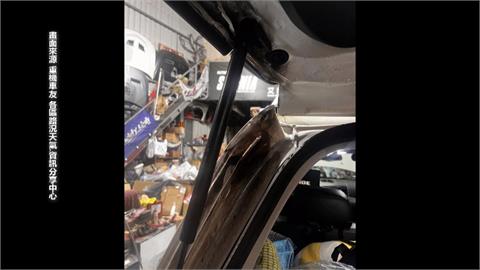 比中樂透還難！　車子國道開一半現閃光　疑遭＂雷＂擊