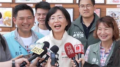 快新聞／「電火球」人氣強強滾！蘇巧慧與有榮焉：更努力證明市長候選人是她