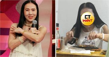 好久不見阿美姐1／9年沒公開亮相　直擊許純美與帥男伴現身平價牛排館