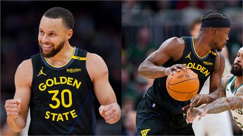NBA(影)／柯瑞讚有巴特勒打球變得更簡單　巴特勒則坦言尚未恢復最佳狀態
