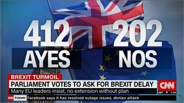 英國脫歐再表決 國會通過延長脫歐限期