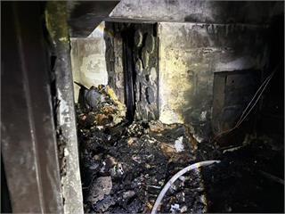 破案了！桃園女疑燒垃圾引發和平路住宅大火 涉縱火遭逮捕