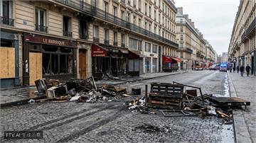 法國爆發反生活成本暴力示威 1800人遭捕上千商家受損