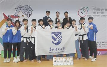 《全大運》北市大創歷史新猷 隊史首次稱霸跆拳道品勢男女團金牌