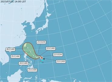 LIVE／輕颱「杜蘇芮」預測路徑接近台灣　氣象局最新說明