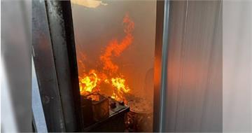 彰化68歲翁倉庫突遭火劫　昏迷燒傷送醫驚險搶救