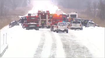 加拿大下雪釀禍 高速公路70多車連環撞28傷