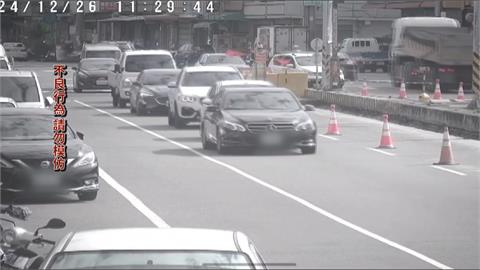 彰化行車糾紛突急煞慢行　波及後方3車追撞...人跑了