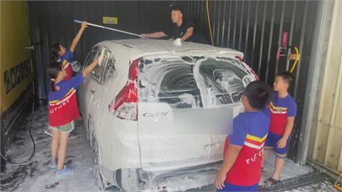 建國實小射箭隊將出國比賽　學生「洗車打工」賺旅費