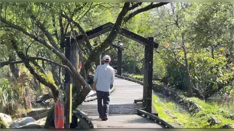 春天來了！羅東文化園區柳絮紛飛　杜鵑花綻放　遊客邊散步邊哼歌