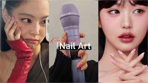 2025「女團同款」美甲範本！BLACKPINK Jennie酒紅法式超性感，這款出鏡率最高！