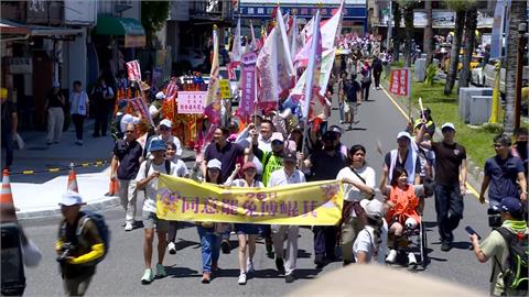 大罷免／護國大遶境正式起跑　曹興誠、葉霸領軍花蓮掃街催票
