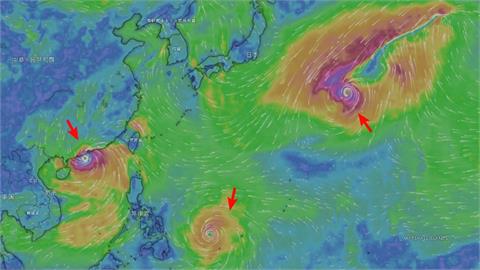 樺加沙剛走「博羅依」誕生！太平洋「3颱共舞」再現江湖…專家1圖揭對台影響