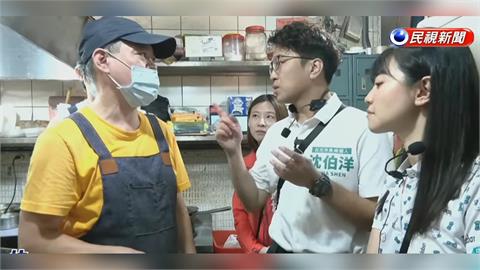 攤商「突拋1難題」沈伯洋當場秒答！超神片段震撼網：台北多久沒這種政治人物了