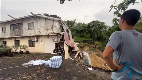 台南柳營民宅9秒內倒塌墜谷　南化關山里一度淪孤島