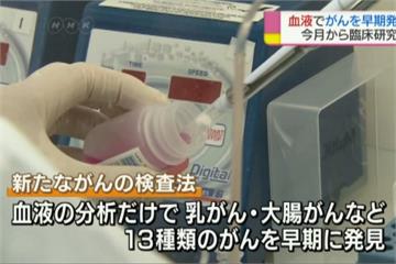 日本臨床研究 早期抽血能檢測癌症