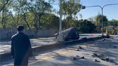 快新聞／花蓮憲兵自撞分隔島「車毀人亡」　國防部「深表不捨」：肇責由警方鑑定