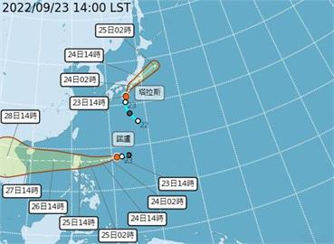 快新聞／雙颱共舞！今年第16號颱風「諾盧」生成　最新路徑曝光