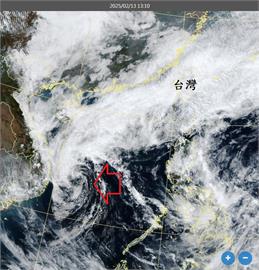 還沒冷完...南海有「低壓雲系」！鄭明典PO雲圖揭「2月颱生成機會」